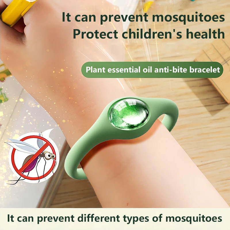 Xiaomi Bracelet anti-moustique huile essentielle végétale Camping en plein air Portable anti-moustique Bracelets de contrôle des insectes