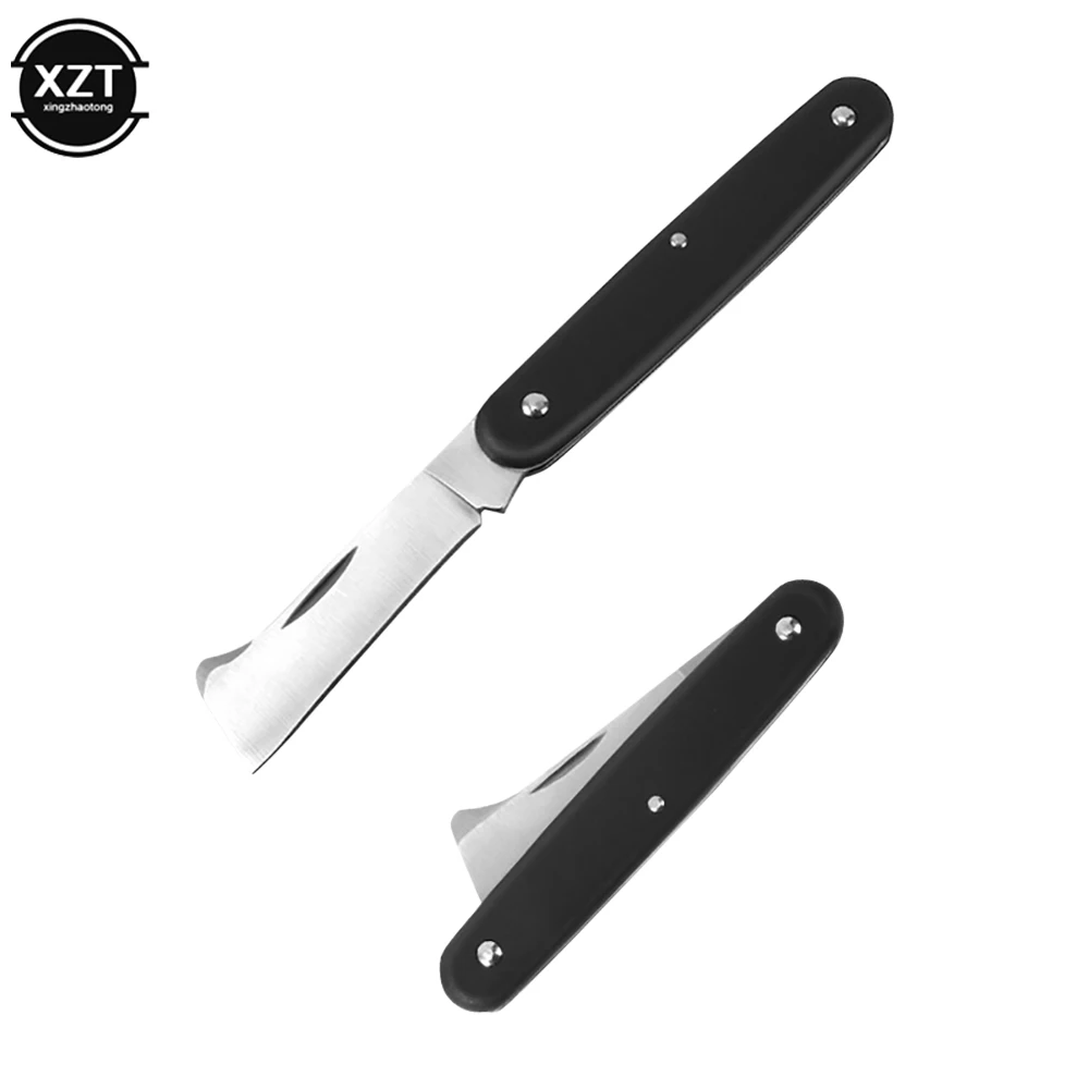 Stainless Steel Grafting Gardening Knife Plastic Single Opening Foldable Multi-Functional Plant Trimming Tool Accessories