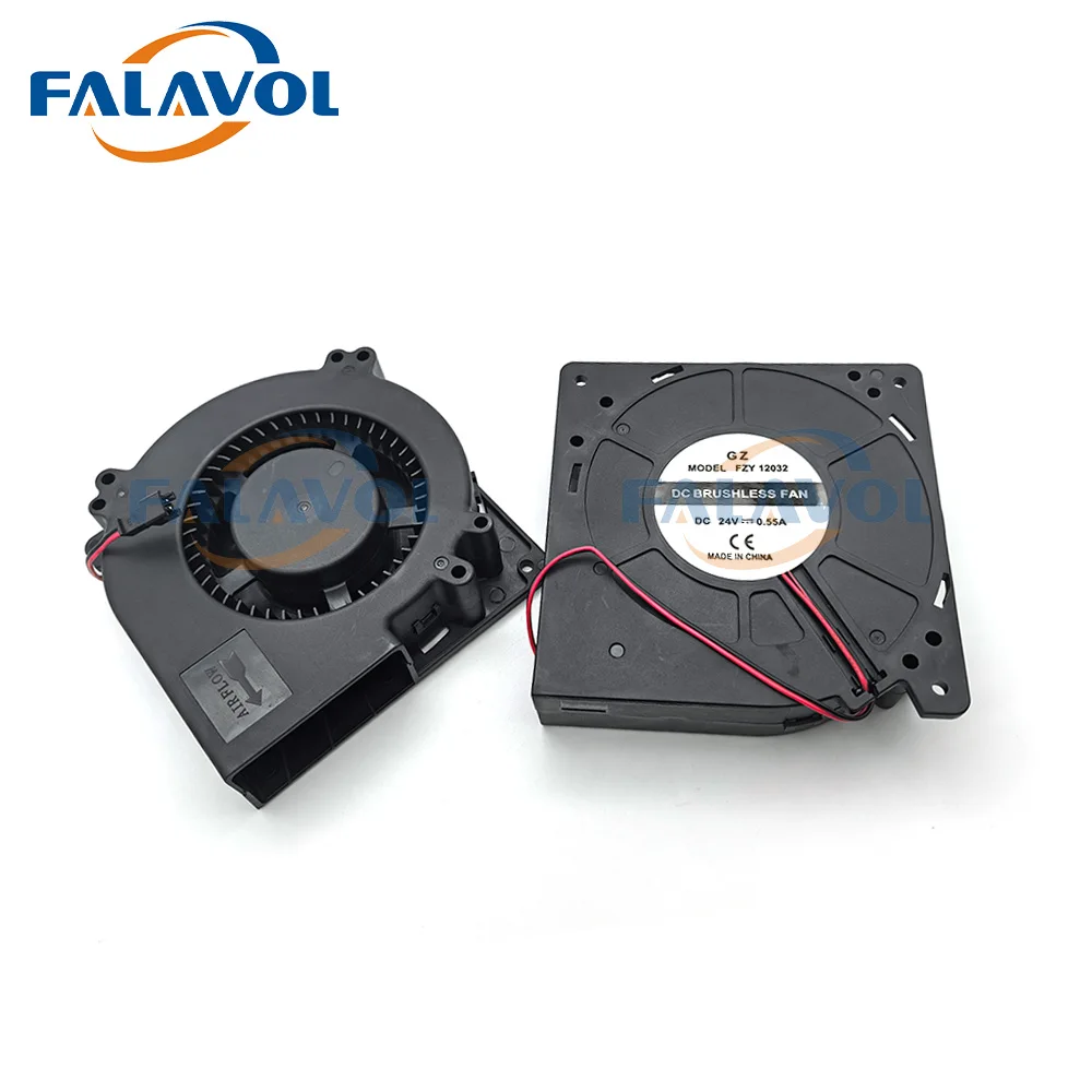 

Falavol Cooling Fan GZ12032 Brushless Cooling Blower Fan 120mm DC24V 0.55A Strong Suction for Allwin Xuli Large Format Printer