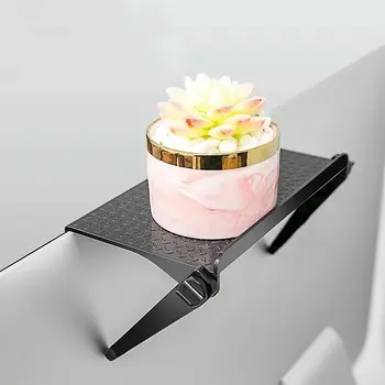 パンチフリーコンピュータモニターラックプラスチックテレビセットトップボックススクリーンブラケットルーター収納ラック