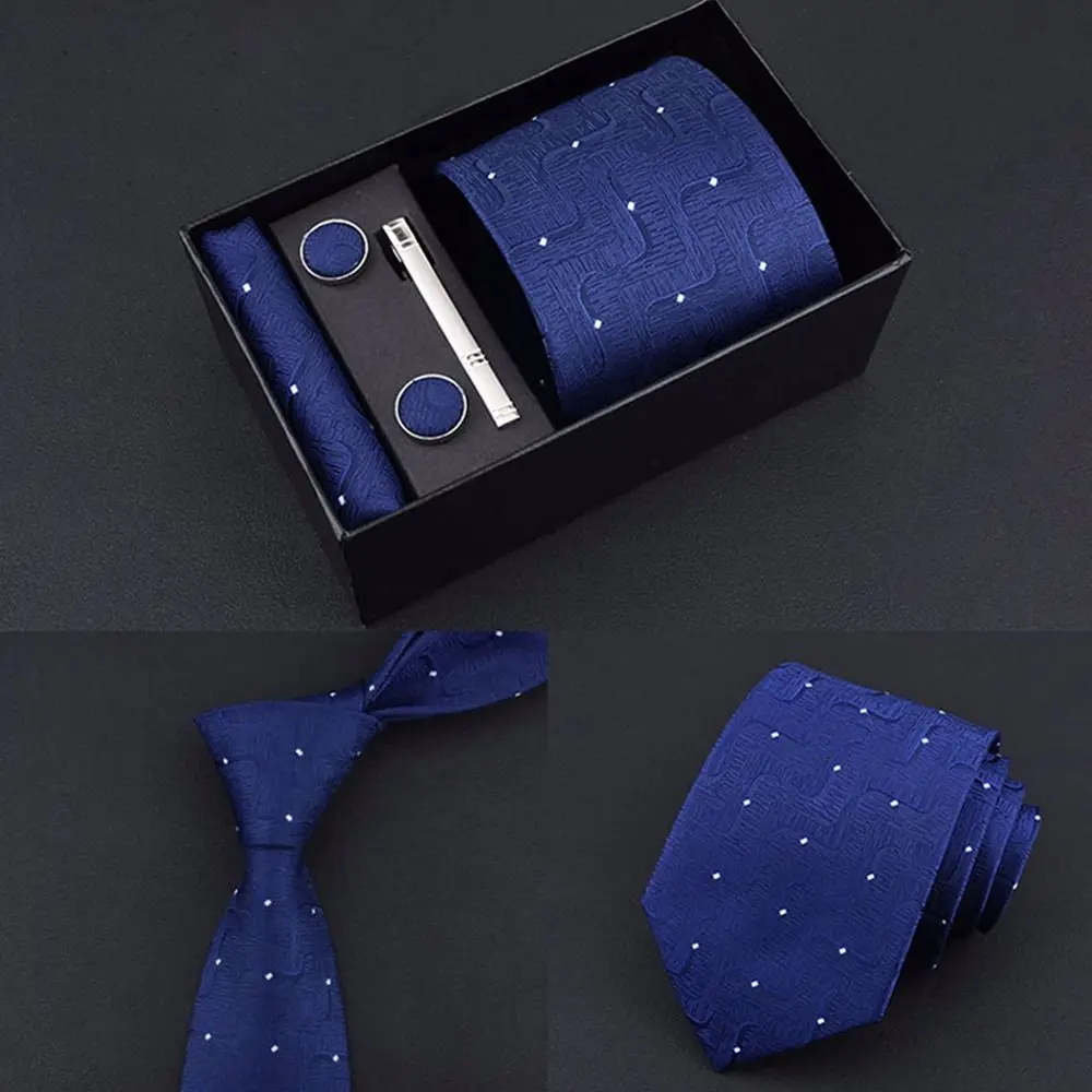 أزياء منديل واسعة التعادل مجموعات التعادل كليب اليدوية Cravat رجال الأعمال الكلاسيكية رابطة عنق الزفاف #4