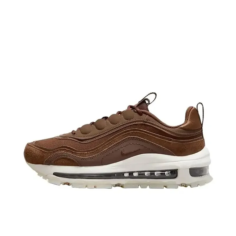 Nike Air Max 97 Futura Retro Cushioned Anti-shock Bullets Full Palm Wear-resistant Versatile Running Shoes FB4496-201 Green