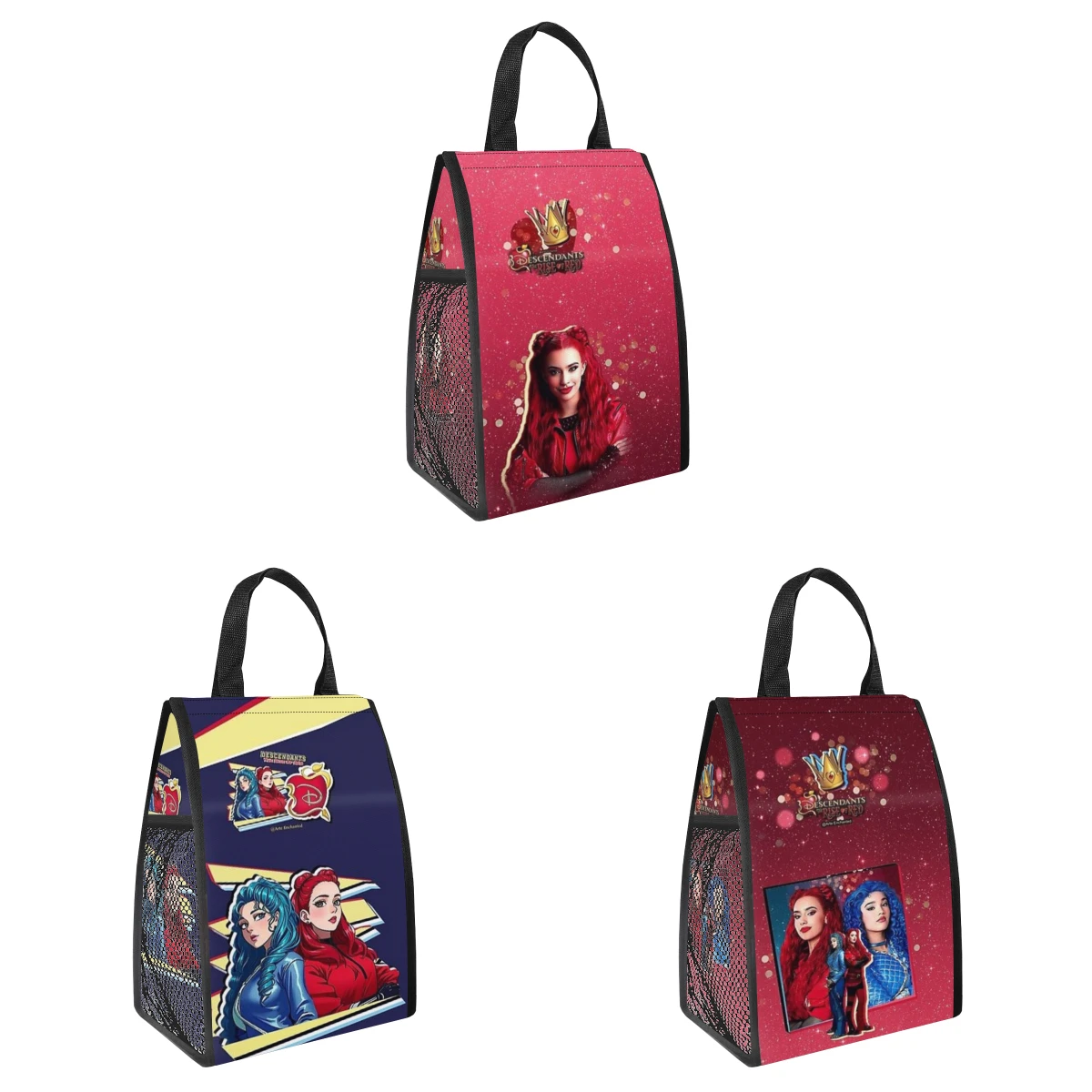 Descendants 4 The Rise Of Red - Kylie Cantrall Lunch Bags Girls Large-capacity  Bag Insulated Thermal Portable for Travel Picnic