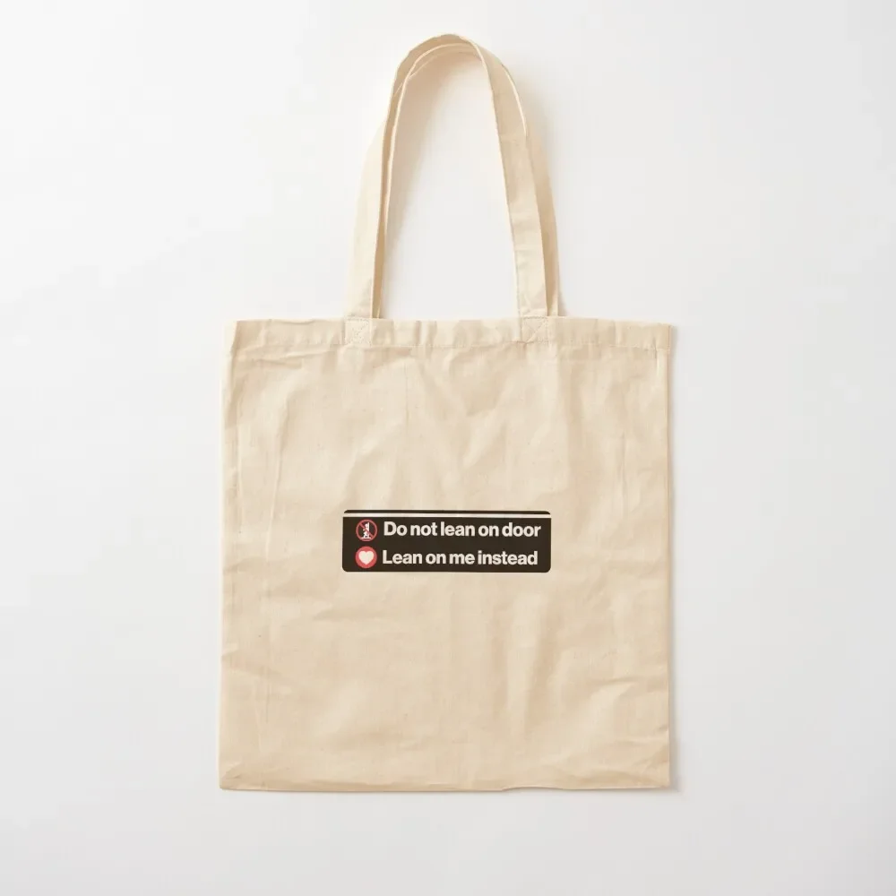 

Lean on Me Tote Bag shopper bags canvas tote Tote Bag