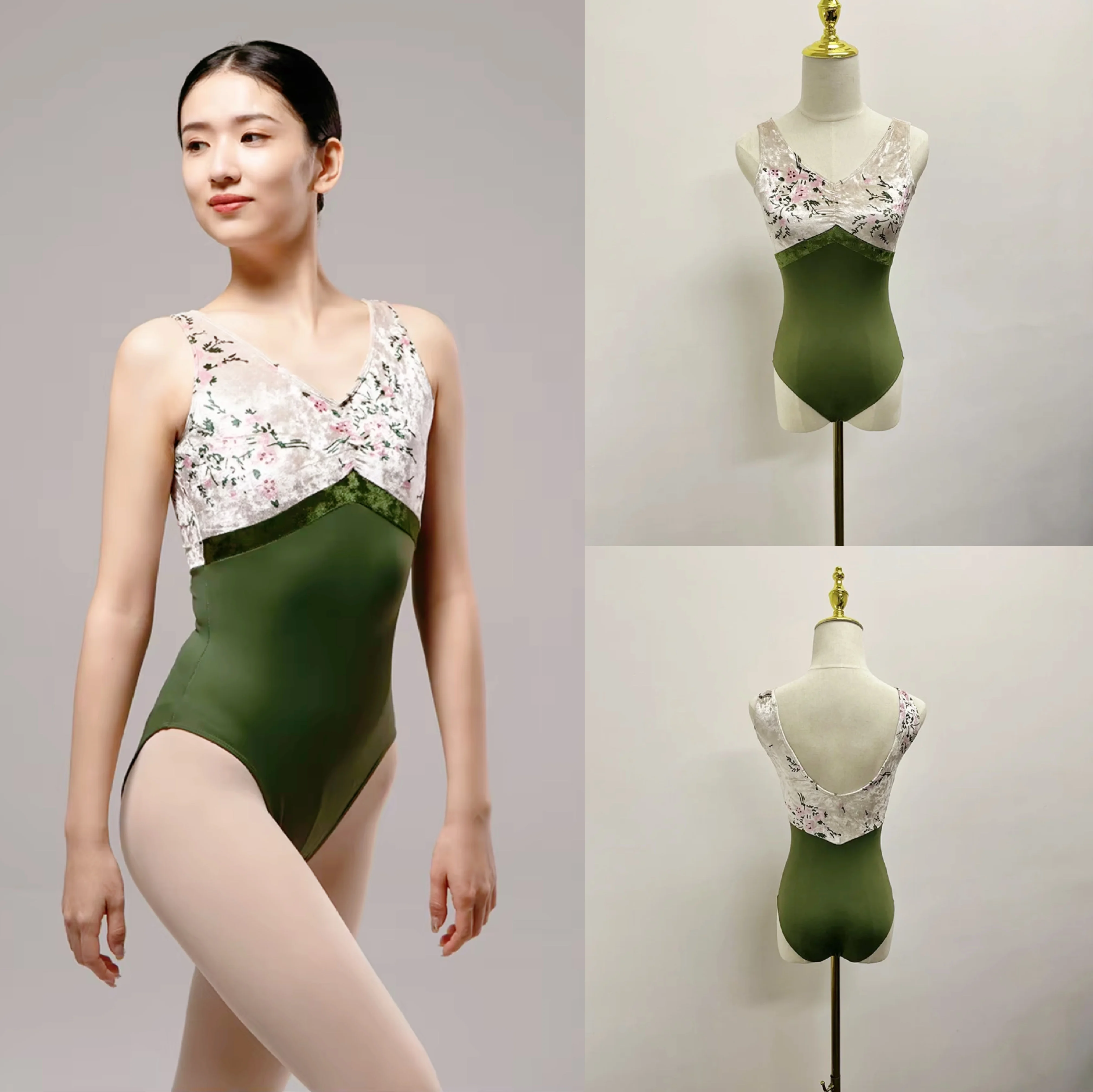 

Women Ballet Dance Leotard High Quality Ballet Sleeveless Leotard Adult Daily Practice Team Gymnastics Dancing Bodysuit