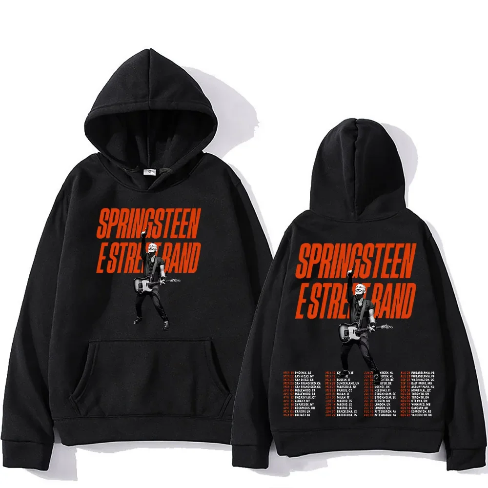 Bruce Springsteen Hooded for Autumn/Winter Hip Hop Comfortable Sweatshirt Graphic Printing Gothic Clothing Sudaderas Punk Hoody