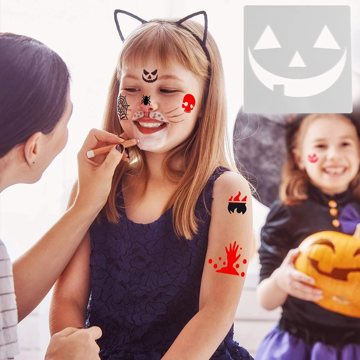 шаблоны для рисования на Хэллоуин