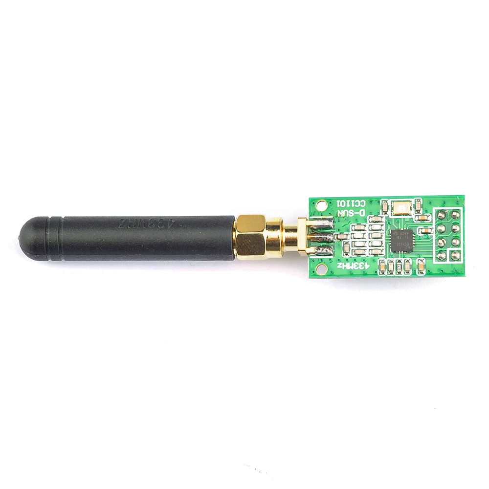 CC1101 Wireless RF Transceiver Board 315MHZ 433MHZ 868MHZ 915MHZ SMA Antenna Wireless Module 30mA GFSK MSK Modulation