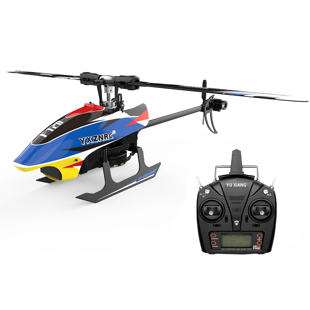 F120 6CH 3D 6G System Dual Brushless Direct Drive Motor Flybarless w/ S-FHSS RC Helicopter Aircraft RTF