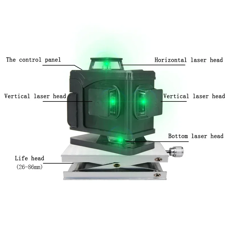 auto Level 16 lines green line 4D  Horizontal And Vertical Super Powerful  Beam