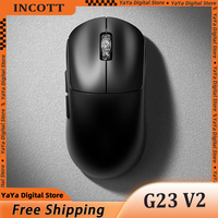 Incott G23 V2 Pro 8K Wireless Gaming Mouse Tri Mode PAW3395 V2SC Mouse Ergonomic Lightweight 47g Pc Gamer Accessory Mice Gifts