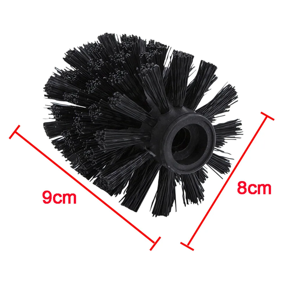 Replacement Toilet Brush Head Holder White Black Clean Spare Tools Home Bathroom Accessories Cleaning Accessory Tool