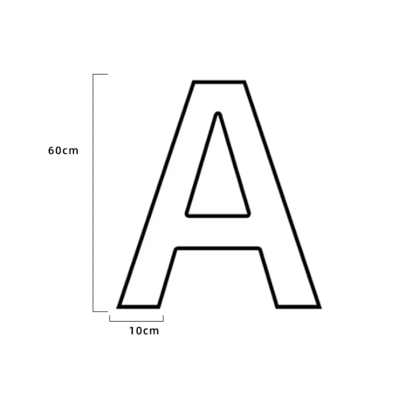 Alphabet Chandelier Office Acrylic Hanging Lamp  Ceiling Letters Led Signage Pendant Light