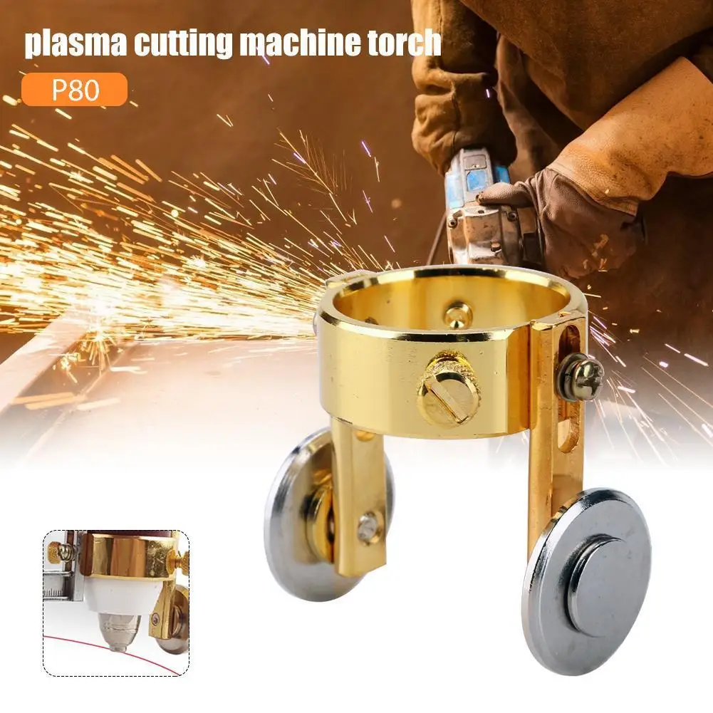 1-2Pcs Plasma Cutter Torch Roller Wheel P-80 Welding Replacement Spacer Tool Household Work Cutting Part Welding Torch Accessory