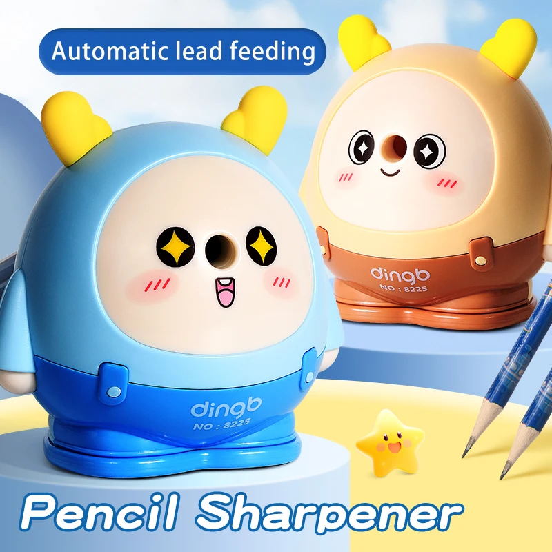 

Kawaii Children Pencil Sharpener With Adjustable Length Hand-Cranked Pencil Sharpener Suitable For School Student Supplies Gift