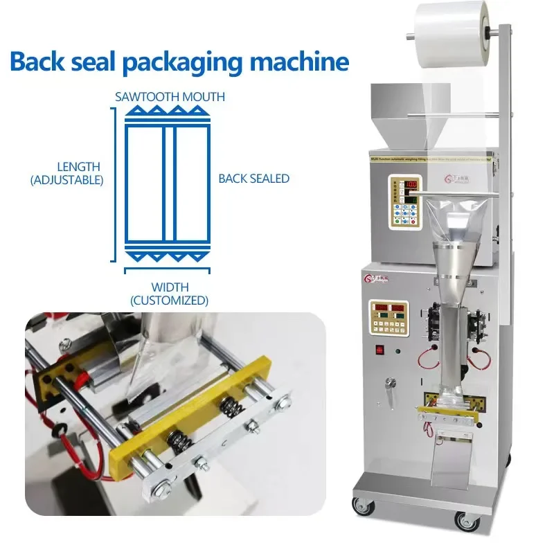 Businesses Crisp Potato Chips Sugar Filling Food package machine Tea Bag Packing Automatic Multi-function packaging machines