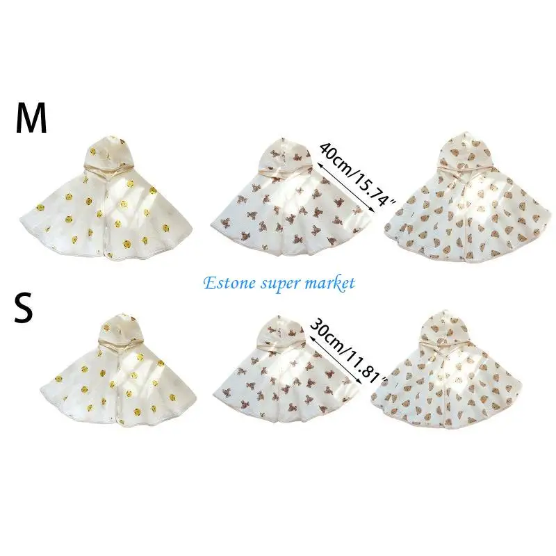 090b 면화 후드 타월 유아 선생의 선 스크린 타월 베이비 소년 소녀 해변 수영장 놀이