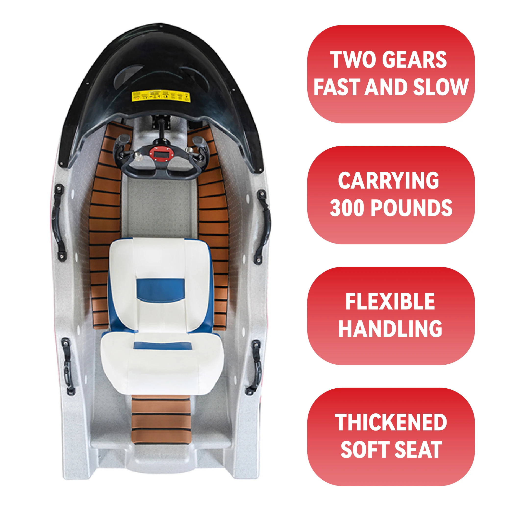 For Ultimate Water Sports Experience in Surfing: Lightweight EPP Electric Kart Boat With High-Energy Design