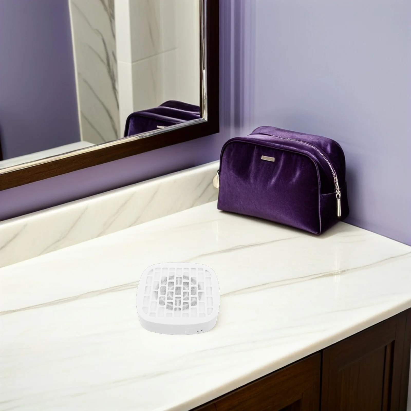 

1Set Nail Dust Collector Mini: Quiet Portable Manicure Vacuum For Acrylic Polishing Desktop Dust Catcher Rechargeable Electric