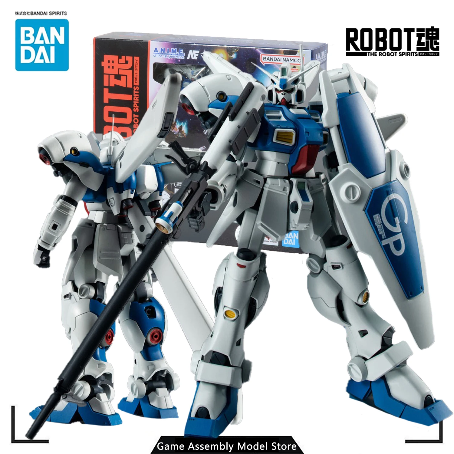 

Bandai Original Assembled Model Genuine Robot Spirits Side MS RX-78GP04G Gundam GP04G Gerbera Ver. ANIME Model Kit Toy 150mm