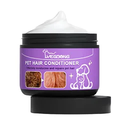 50ml Pet Hair Conditioner Cat Dog Soft Hair Fur Conditioning Oil Pet Conditioner Pet Coat Cleaning Care Fluffy Pet Coat Balm