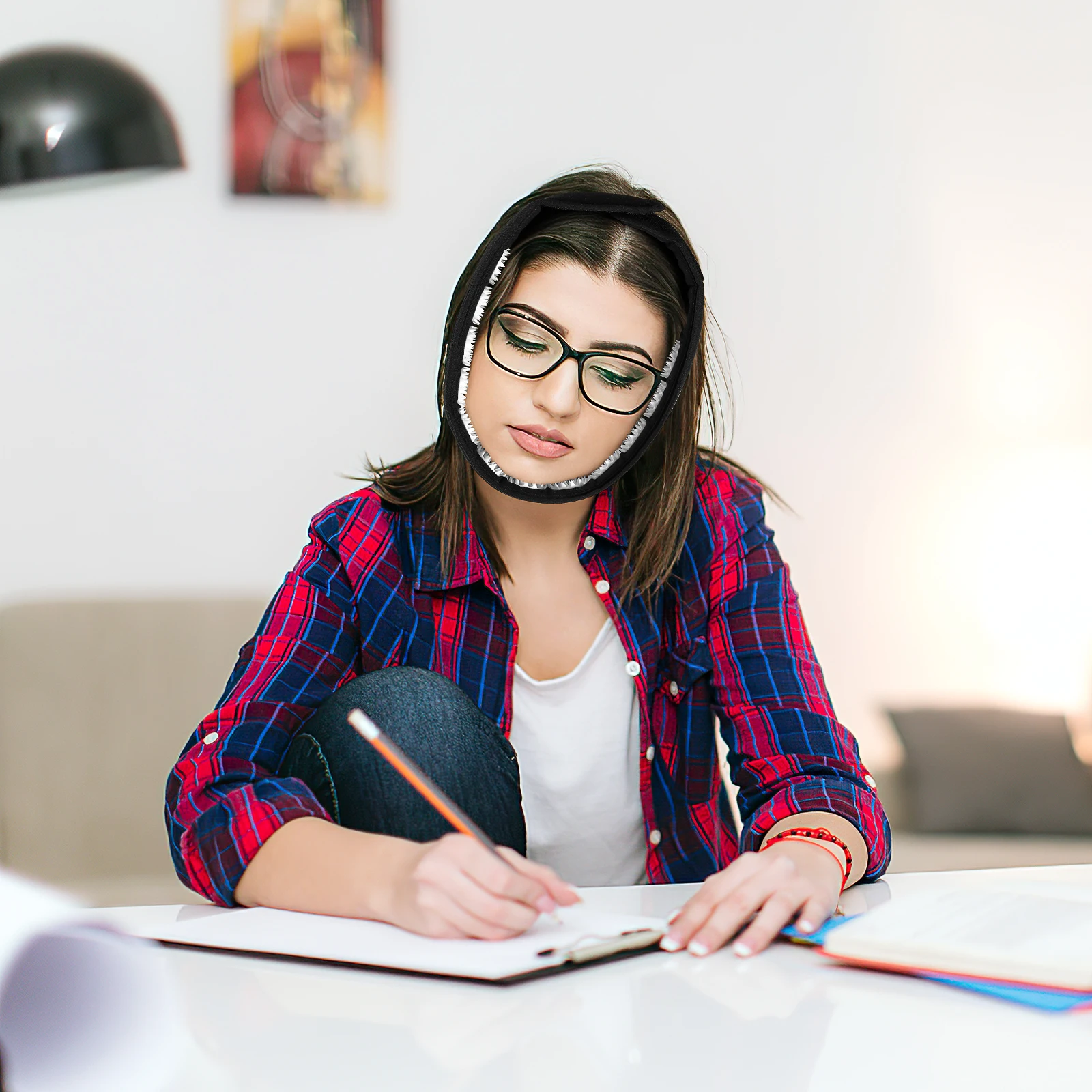 

Acupressure Wrap Black Headband for Pain Relief Muscle Relaxation and Stress Reduction with Scalp Massager Points Improved Blood