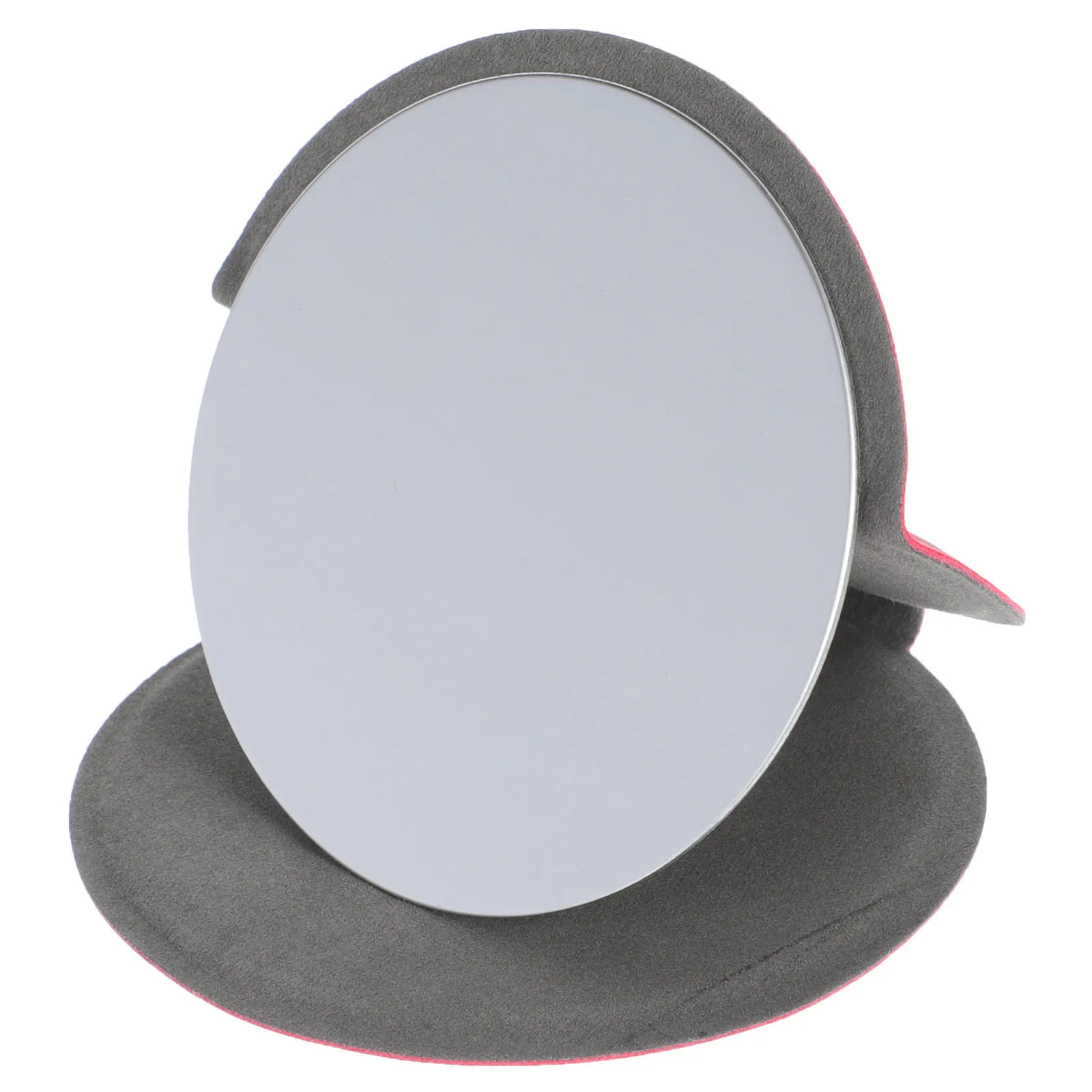 2Pcs Compact Folding Makeup Mirror PU Portable Pocket Mirror Travel Cosmetics Tool Female Gift Makeup Tool