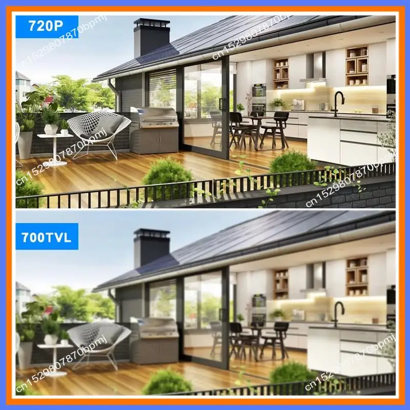 BAAE Video Intercom System Video Doorbell 7 Inches Support Unlock Monitoring For Villa Home EU Plug