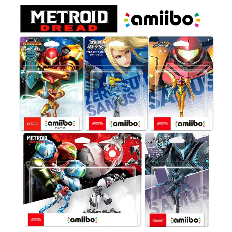 Figura Amiibo Nintendo Switch Super Dark Smash Ridley Zero Suit Metroid para NS Wii U Conjunto com 2 Peças Versão Asiática Livre de Região