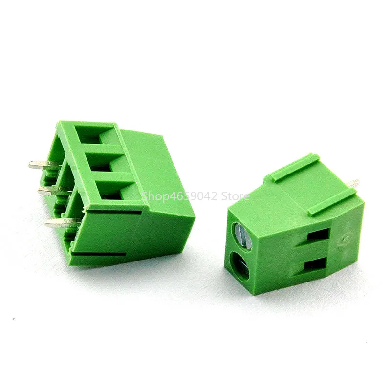 10PCS KF128 Pitch 5.0MM PCB Terminal 2P 3P 2 3-position Can Be Stitched KF-128 PCB Screw Terminal Block Connectors 5mm