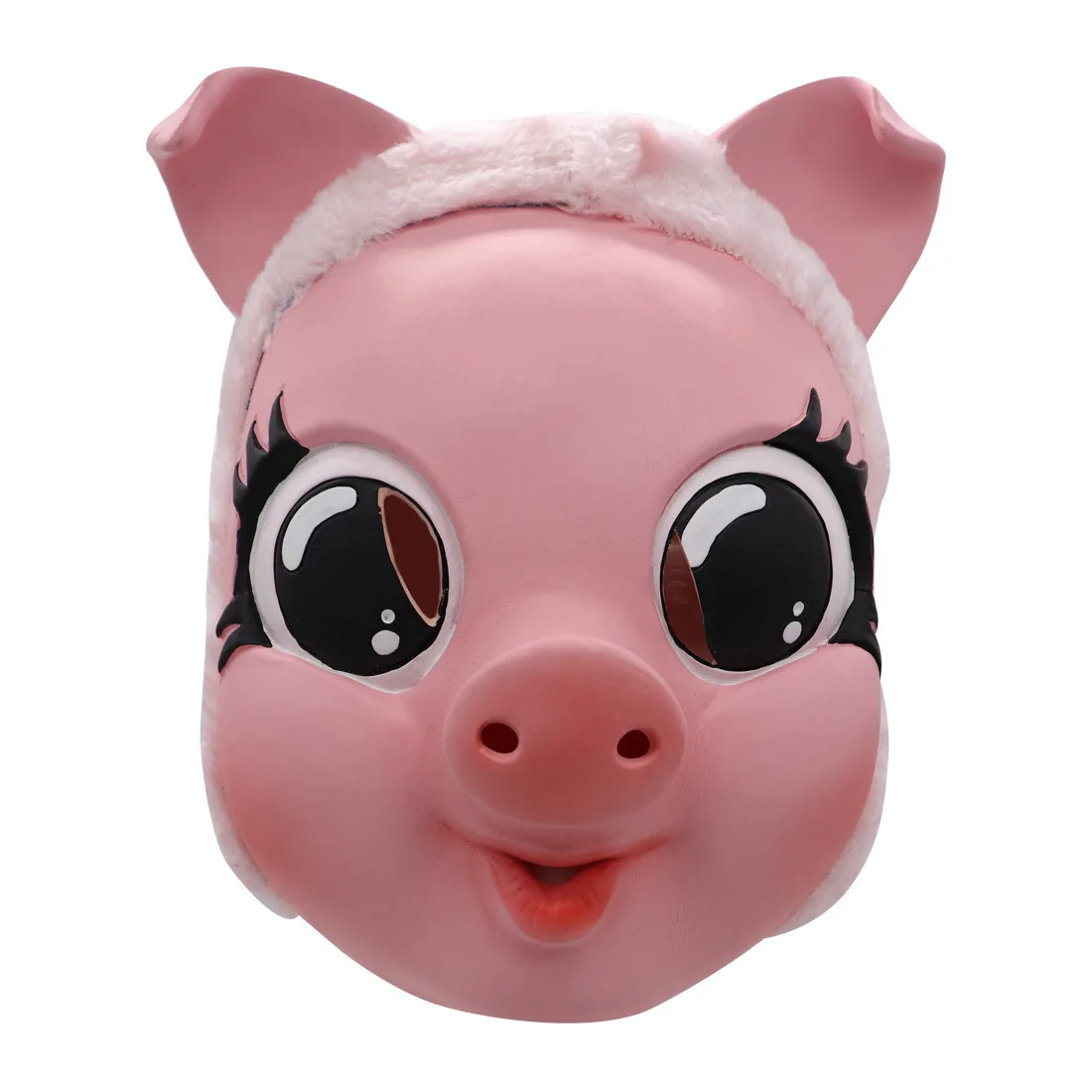 Villanelle Jodie Comer Mask Cosplay Horror Movie Killing Eve Pig Head Latex Helmet Full Face Headwear Halloween Masquerade Party