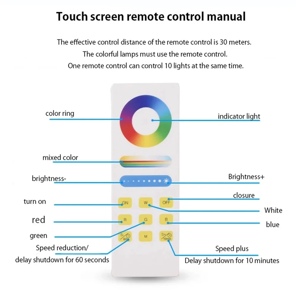 RGB水中LEDプールライト,パーティー装飾,噴水ランプ,モバイルアプリケーション制御,DC12V, IP68, 12W, 18W, 25W, 35W