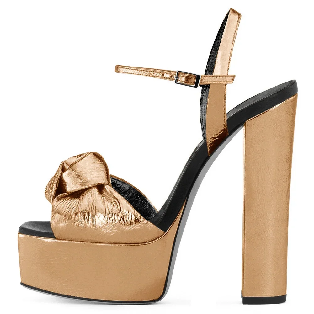 

【Measure your feet length before order】Luxury Designer Women Sandal Platform High Heel Ankle Strap Sexy Fetish Prom Shoe I-SL-2