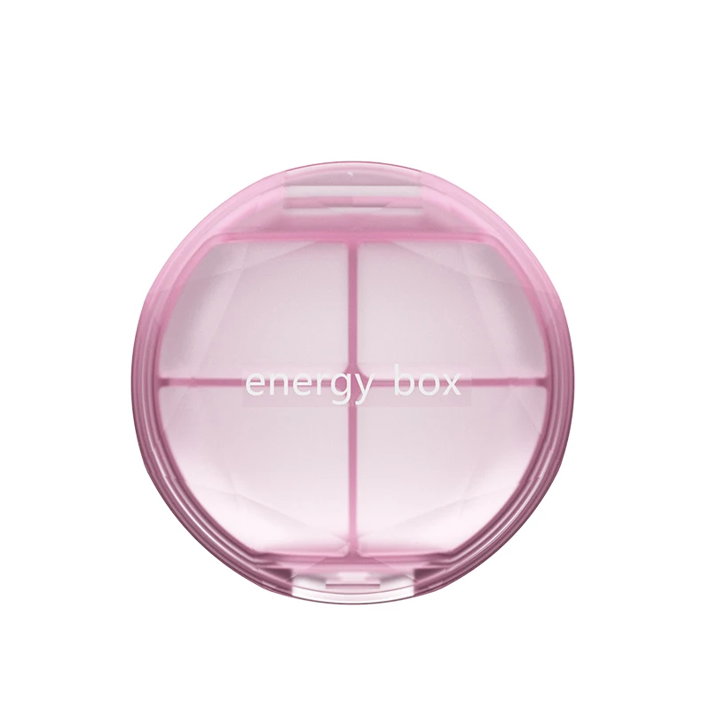 Pastillero transparente para el hogar, caja de almacenamiento de medicamentos portátil, Mini pastillero pequeño empaquetado, estuche para medicamentos de 7 días