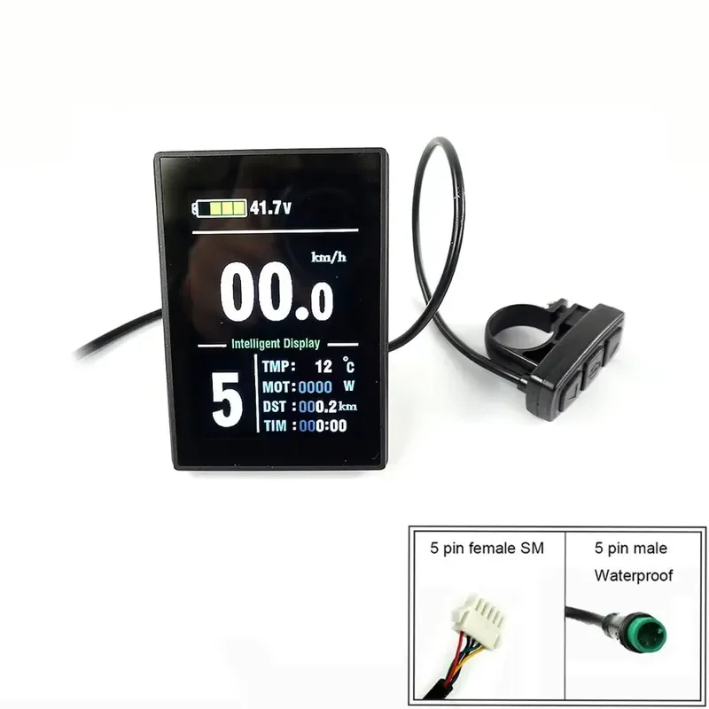 Ebike  New Monitor SM Waterproof Electric Bike Accessories with USB