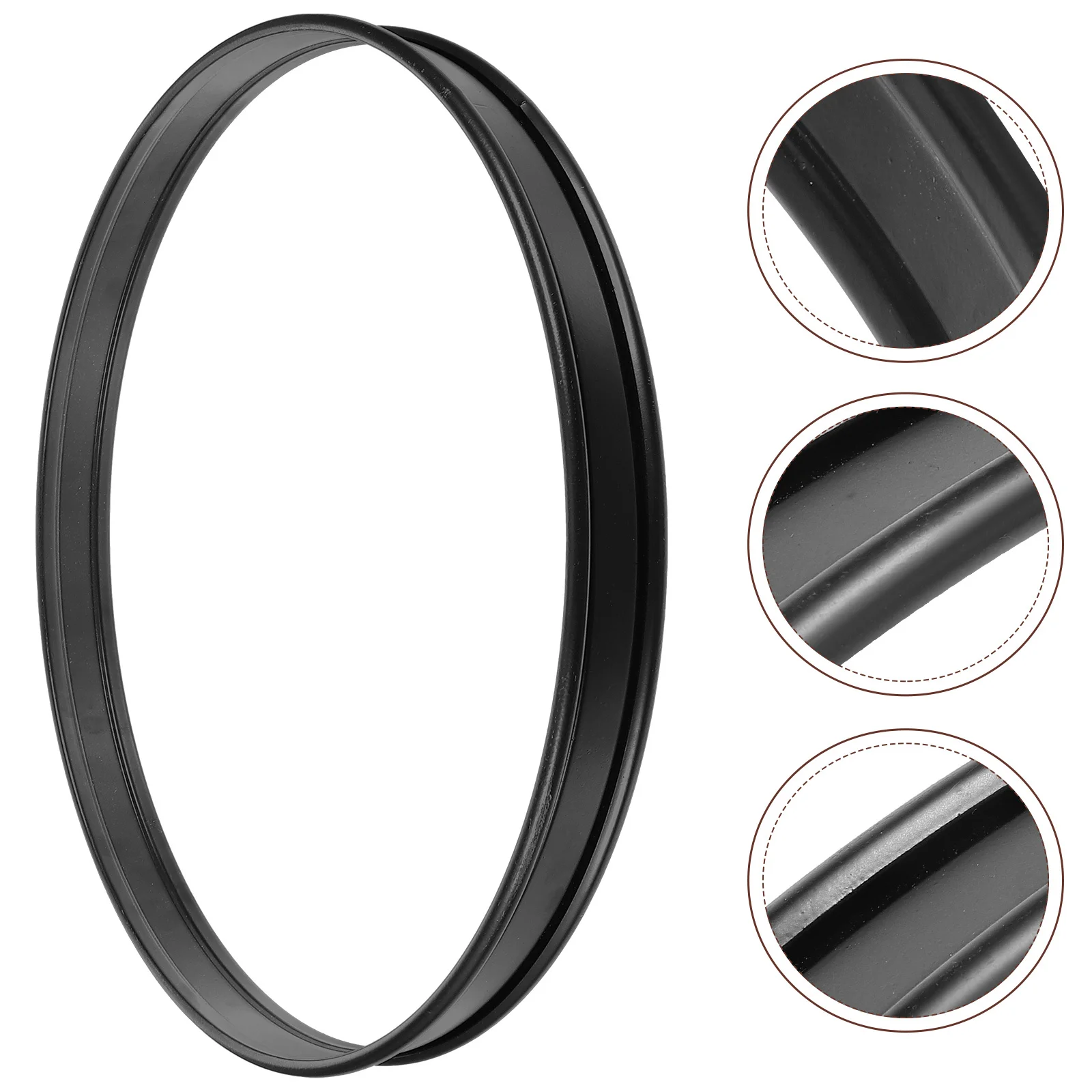 

Metal 14 Inch Snare Drum Hoop Ring Strong Durable Rustproof Replacement Accessory Drum Hoops 14 Inch Music Instrument Supplies