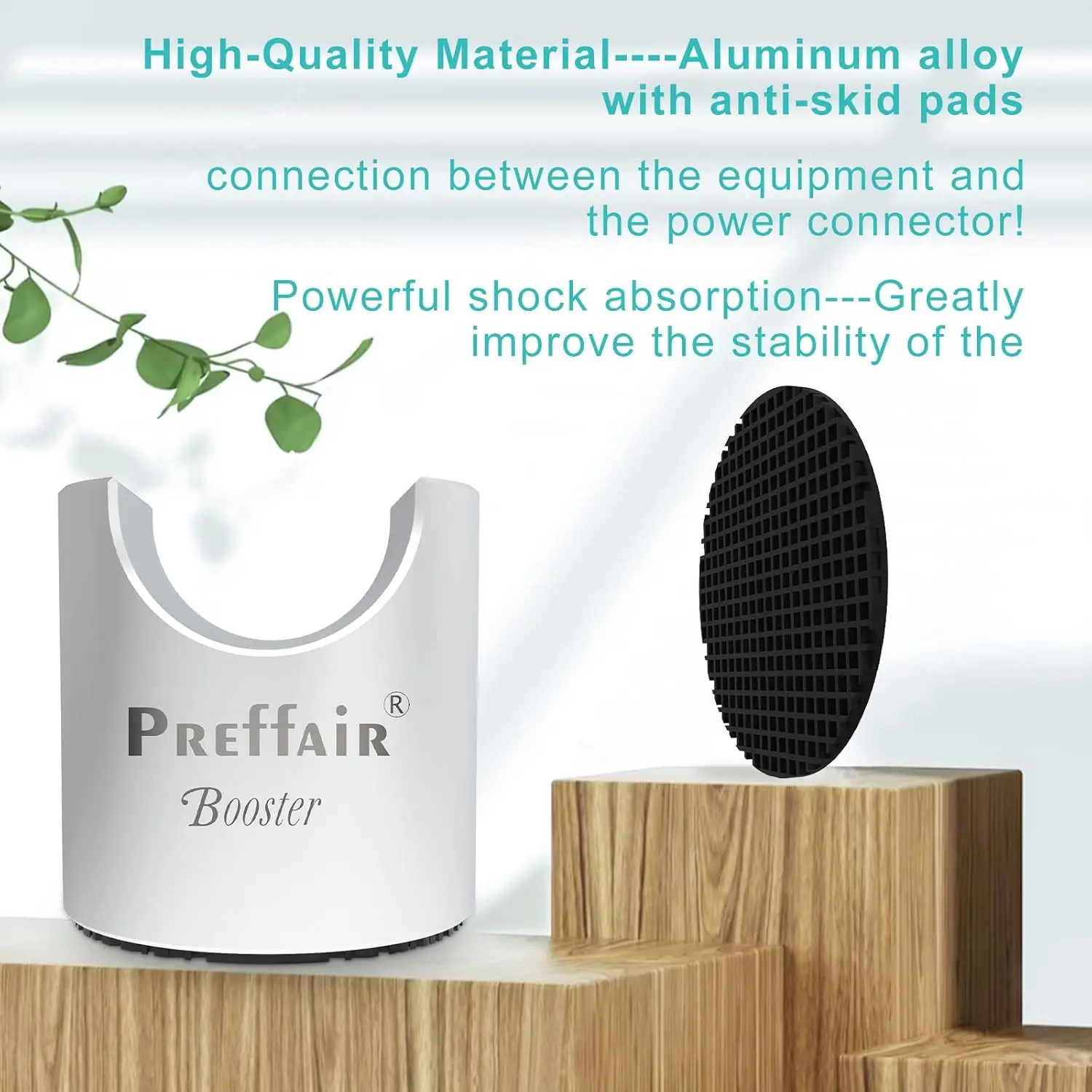 Preffair HiFi Audio Wspornik drutu ze stopu aluminium Wspornik linii Stojak na kabel Uchwyt Trestle Anti-shock Absorber Podnóżek Podkładki pod stopy