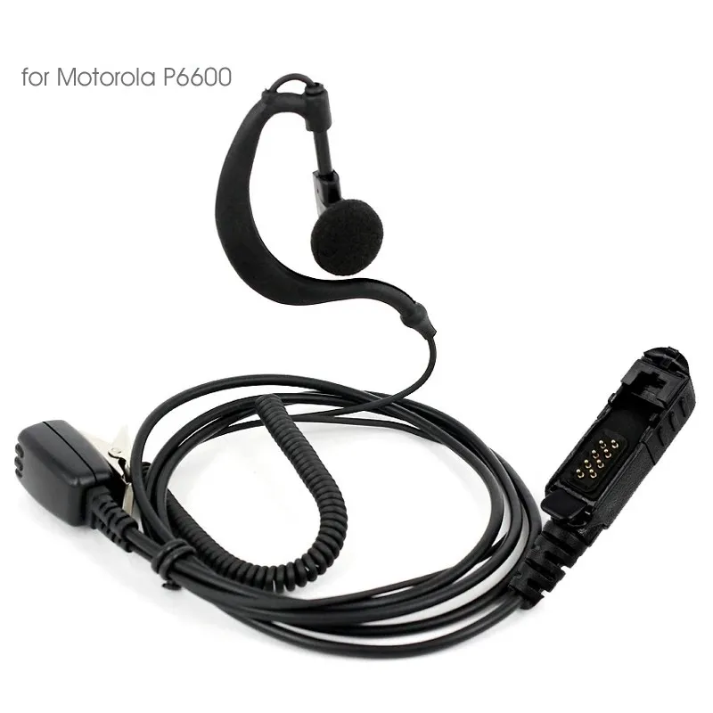 سماعة أذن Motorola Walkie Talkie، سماعة رأس، Xir P6600، P6620، XPR3500، MTP3250، DP2000، DEP550، MTP3100، MTP3150، راديو ثنائي الاتجاه