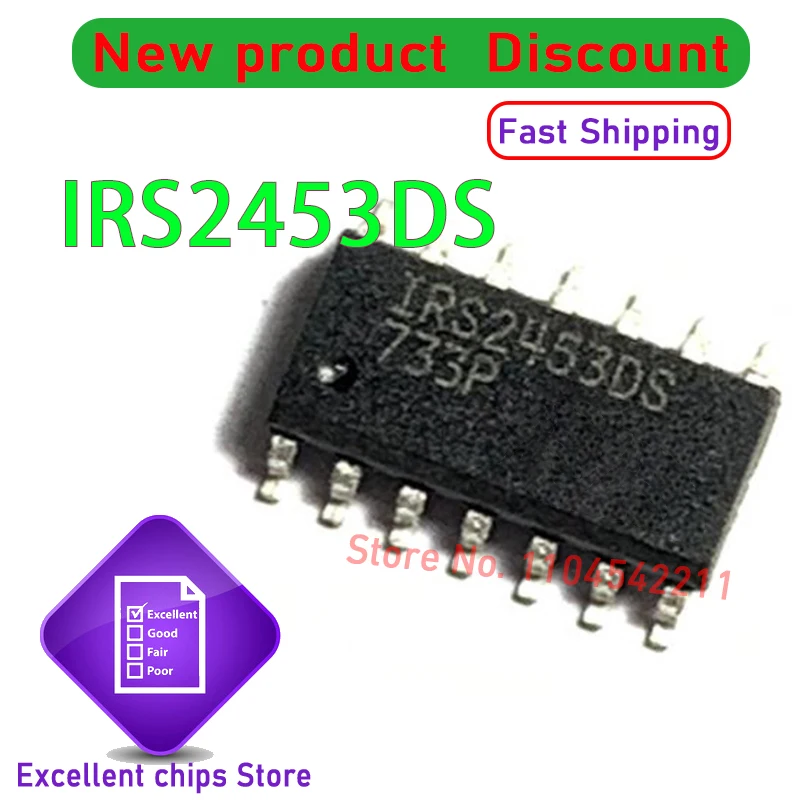 IRS20124S IRS2092S IRS20955S IRS20957S IRS21856S 1pcs IRS21864S IRS21956S IRS2453DS IR20124 IR2092 IR20955 IR20957 IR21856 SOP