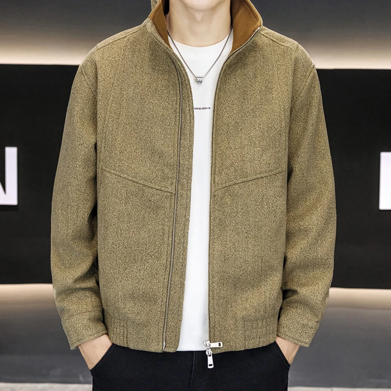 

The new stylish tweed casual jacket is light luxury, fashionable, cool and versatile, with a solid color high-end top jacket