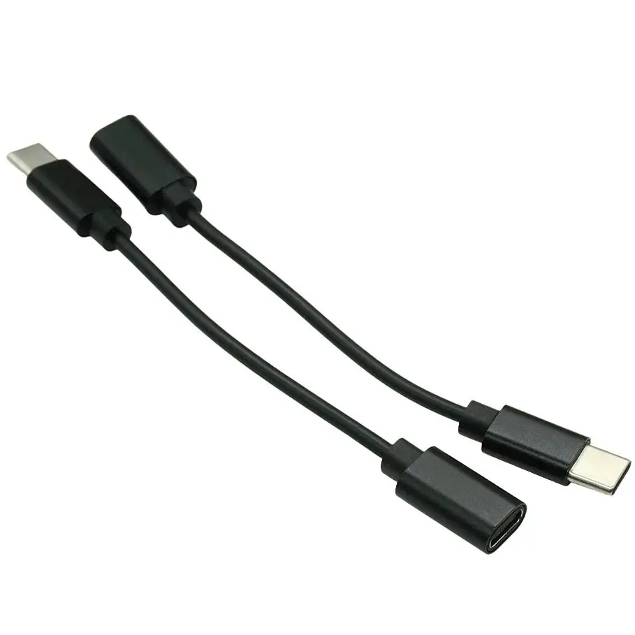 

Usb C Type-c Extension Cord Type-c Male To Female Fast Charging Date Short Cable Extensor Charger Connector 0.1m 0.25m 0.5m 1m