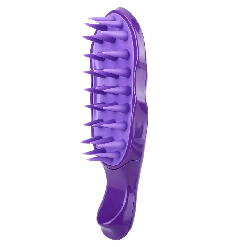 

New Massage Hairbrush Silicone Shampoo Comb Scalp massage Hair Brush