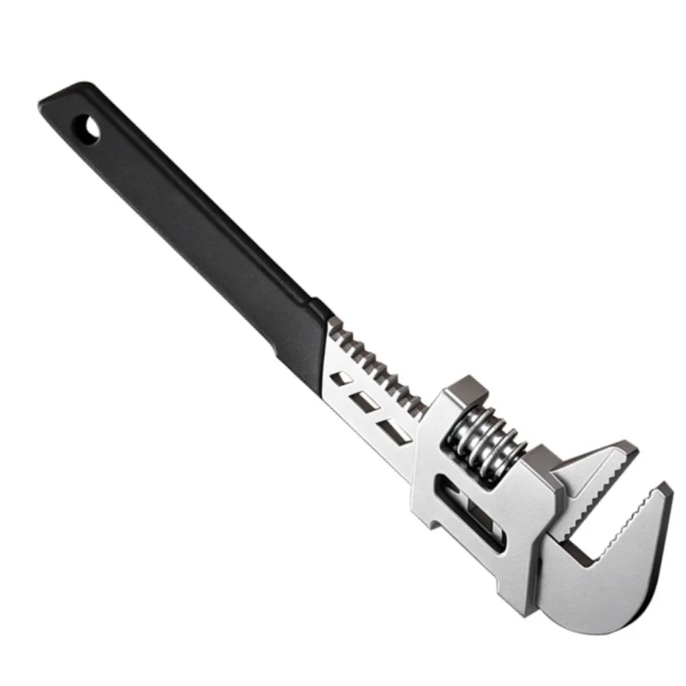 Adjustable Wrench 10/12/15 Inch High Carbon Steel Construction Wide Jaw 93mm for Max Opening Ergonomic Handle Design
