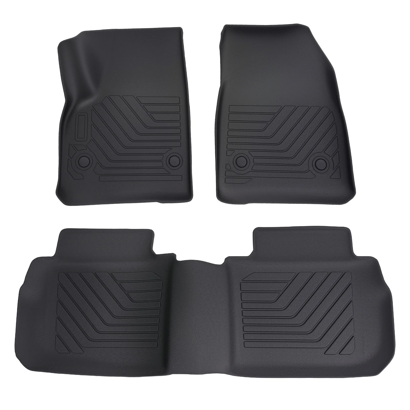 

Коврики для пола автомобиля (передние и задние) водонепроницаемые для Cadillac XT5 2017-2025, черные, из TPE