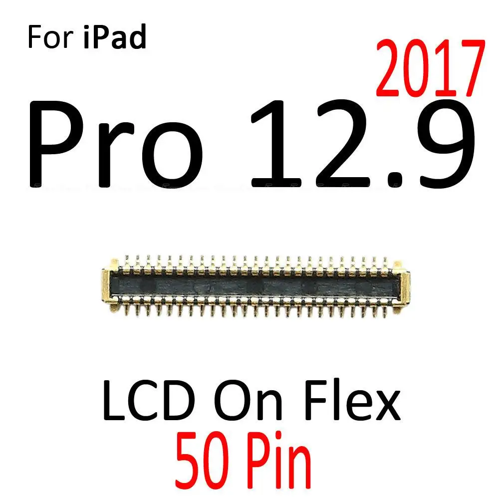 Touch Digiziter LCD Display Screen FPC Connector On Flex Motherboard Board For iPad Pro 12.9 inch 2015 2017 2018 2020 2021 view 3
