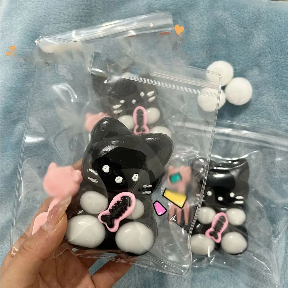 3D Soft Novelty Cute Pinch Decompression Toy Interesting Cat Lamb TPR Silicone Fidget Toy Kids Tricky Doll Practical Jokes