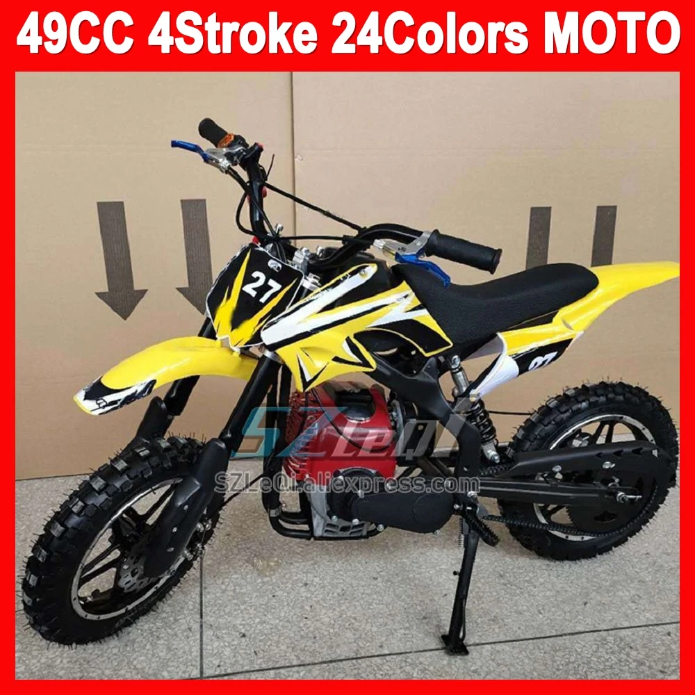 4Stroke ATV OFF-road Gasoline Motorcycle 49 50 CC Racing MOTO Dirt Bike Trail-bike Trail bike Crosscountry Scrambling Motorbike