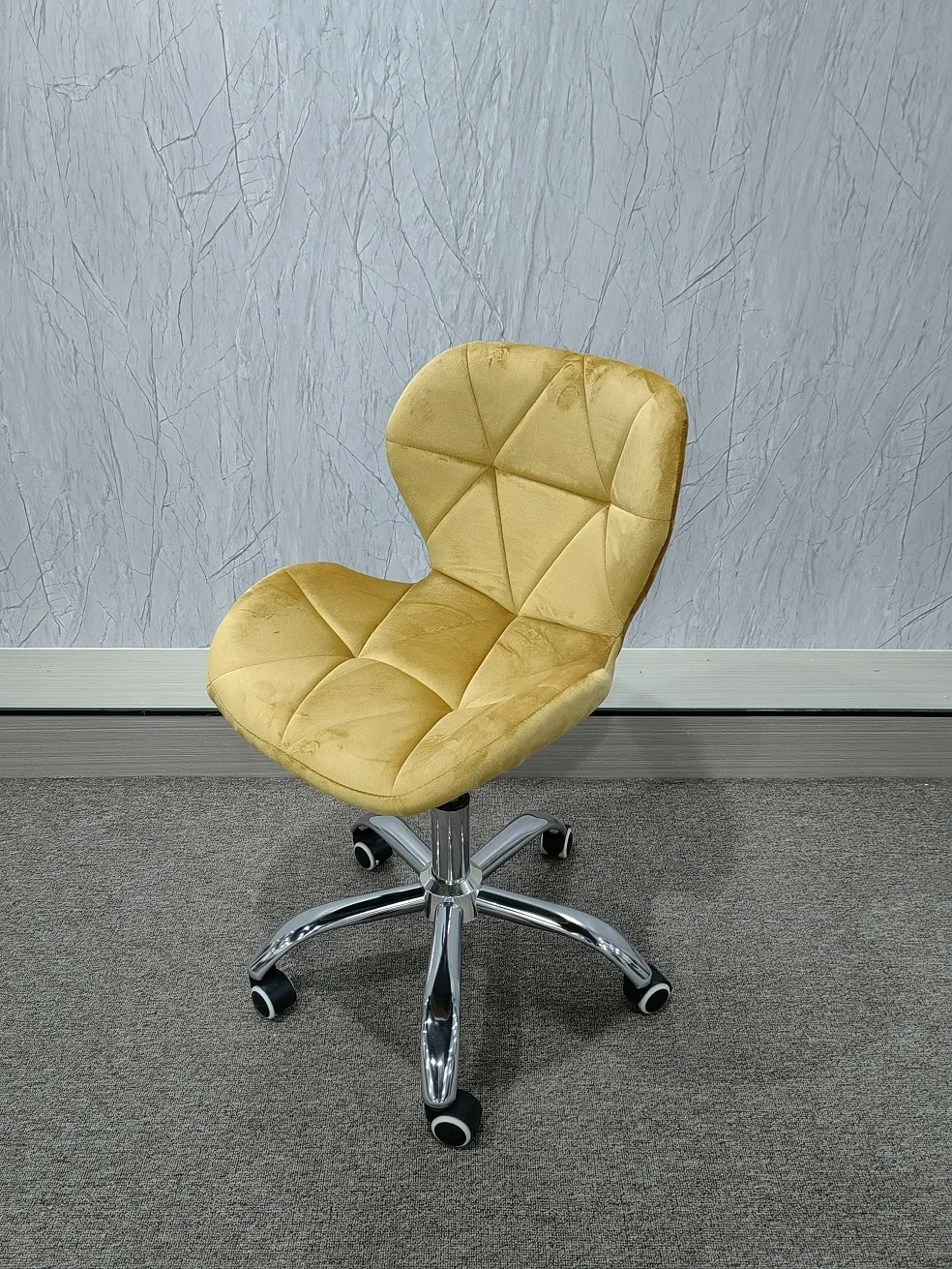 Modern swivel velvet living room chair cheap economic home study office chairs