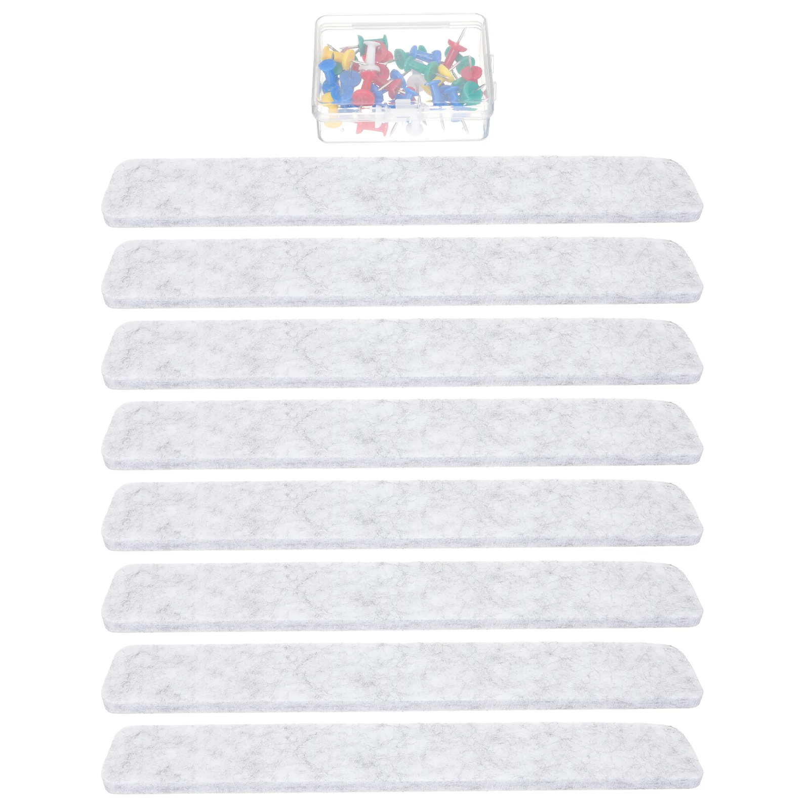 

8 шт. фетровая доска для сообщений, плитка, булавка, полоски из пробки, полоски для заметок, панель для стилуса, настенная запись