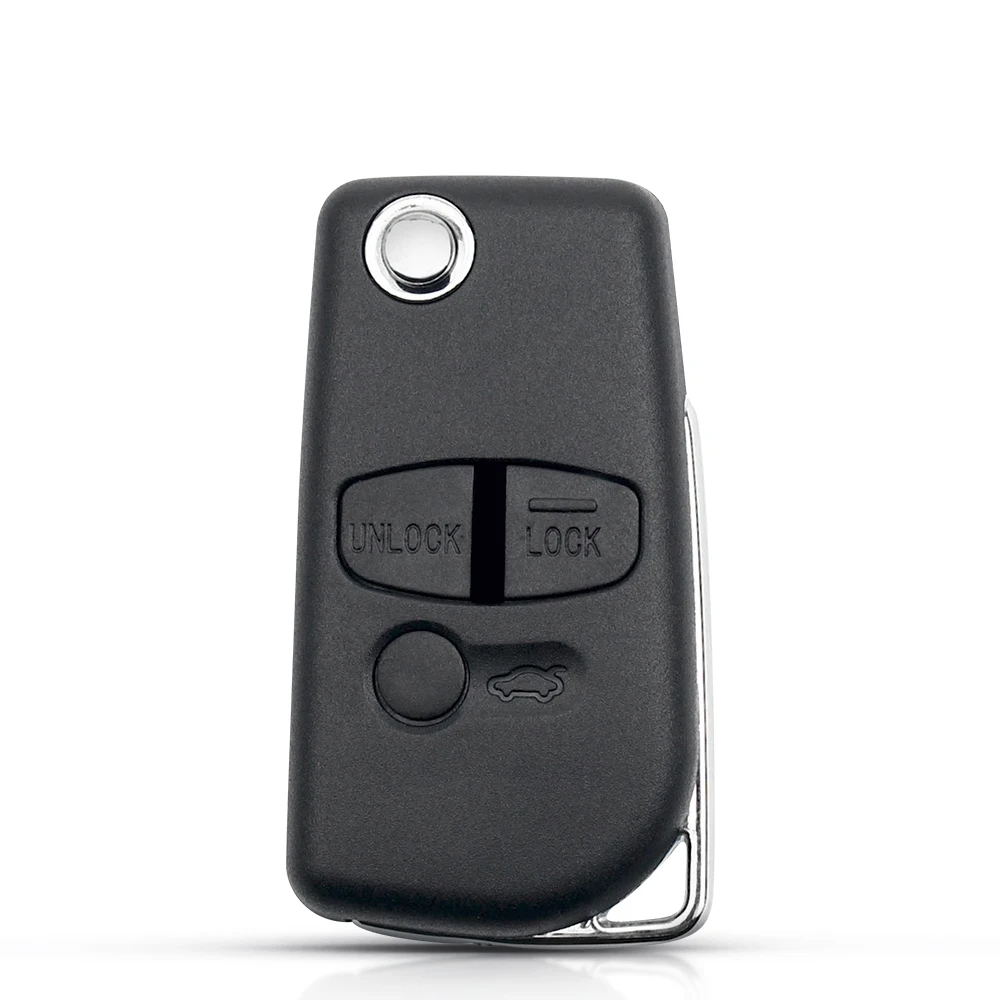 KEYYOU 10x Modified Flip Remote Key Shell Case For Mitsubishi New ASX GRANDIS Outlander LANCER 2/3 Buttoons Right Left Blade